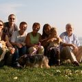 LA VISITE DE MA COUSINE CLEMENCE ET DE TOUTE LA FAMILLE A PAPA