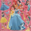 planche sticker -- princesses de Disney