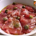 Carpaccio de thon