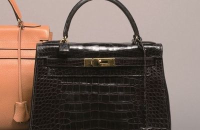 Hermès Paris Made in France. Sac Kelly, 28 cm en alligator marron