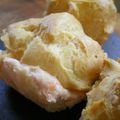 Petits choux au saumon fumé 