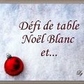 Défis table de Noël