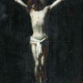 Jean Jacques Henner (1829-1905), Christ en croix.