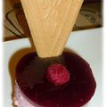 " Bavarois aux framboises et Speculoos "