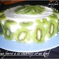 Gâteau fourré au kiwi