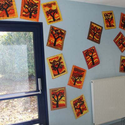 Arts visuels - arbre d'automne