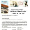 SORTIES AU PUY DU FOU