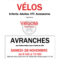 bourse aux vélos à Avranches - samedi 28 novembre 2015