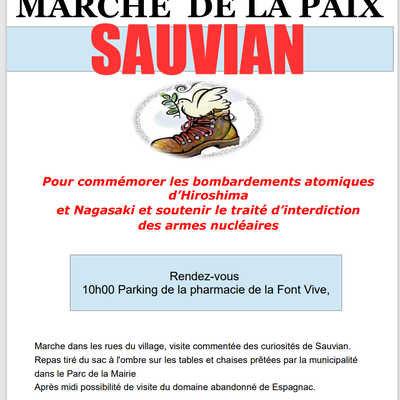 MARCHE DE LA PAIX AOÜT 2021