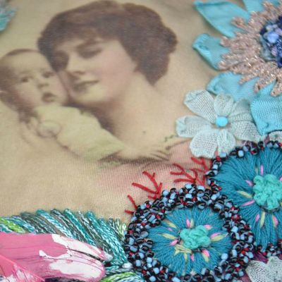 Une broderie pour l'occasion ...