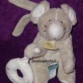 Doudou souris Mon premier doudou Doudou et compagnie, gris blanc, ENVOI POSSIBLE, www.doudoupeluche.fr