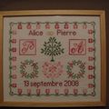 Sampler de mariage