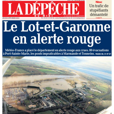 Inondations Garonne marmandaise février 2021