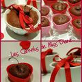 Coeurs fondants au chocolat et à la cerise, sans gluten, pour la Saint-Valentin