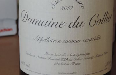 domaine du Collier 2010 saumur blanc