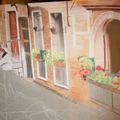 Venise en cours ... au pastel sec