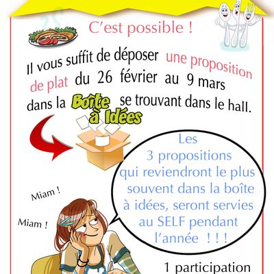 Ton plat préféré bientôt à la cantine !