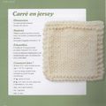 #Tricot : Plaid Mes Création Tricot Facile; 25 Carré en jersey