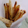 Frites de panais au four, sans gluten et sans lactose