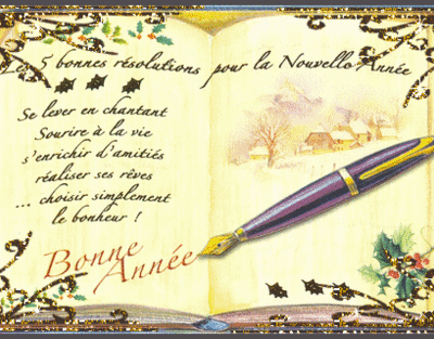 Mes voeux pour cette nouvelle année