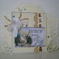 Carte " Peace and Joy "