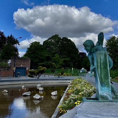 "Le Rieur" de Félix Desruelles à Valenciennes 