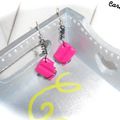 Boucles d'oreilles chewing gum