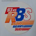 AUTOCOLLANT RADIO BERRY SUD 93.45 FM