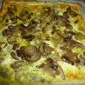 TARTE AUX ARTICHAUTS ET CHAMPIGNONS