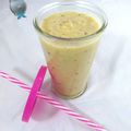 Smoothie prune rouge, pomme banane