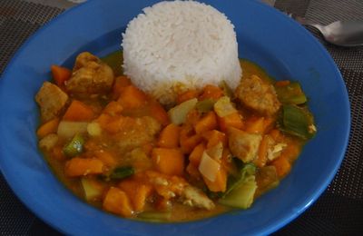 Poulet mangue-coco