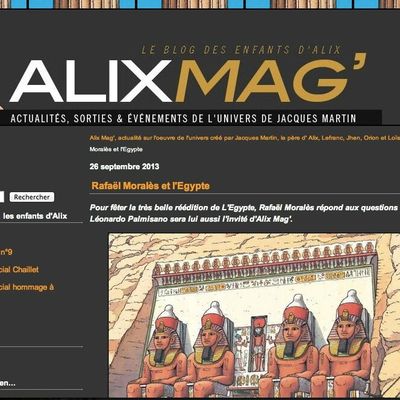 Une longue interview dans ALIX MAG