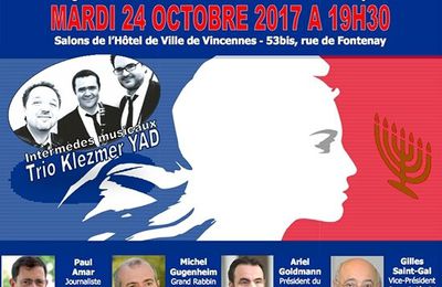 Diner pour le nouvel an juif du CCJ94  "trio klezmzr yad"