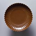 Rare Brown Glazed Chrysanthemum Dish, China, Yongzheng Mark And Period (1723 - 1735)