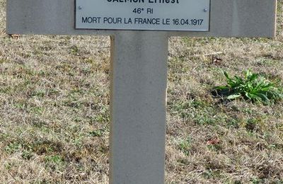 SALMON Ernest (Mers sur Indre) + 16/04/1917 La Ville aux Bois les Pontavert (02)