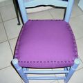 Chaise violette