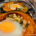 Oeuf cocotte dans son potimarron 