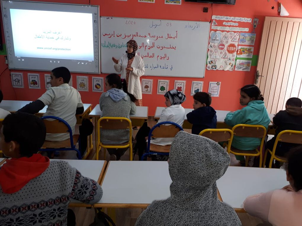 2.4 Journée mondiale de l'autisme : action dans la classe ULIS à l'Ecole de Tnine