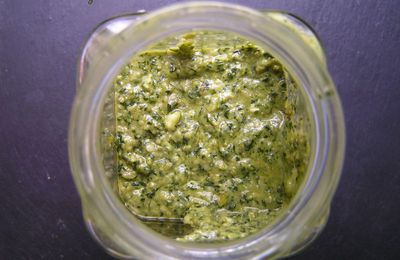 Le plaisir d'un pesto maison