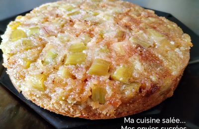 Gâteau à la Rhubarbe 