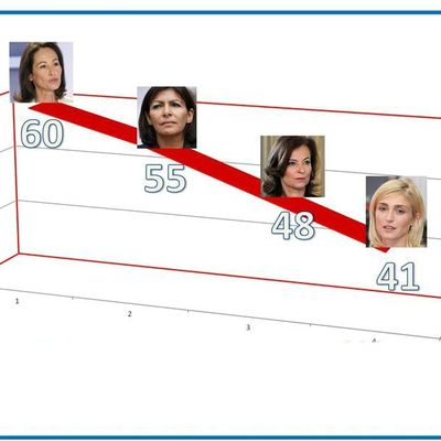 Hollande : enfin une courbe qui descend !