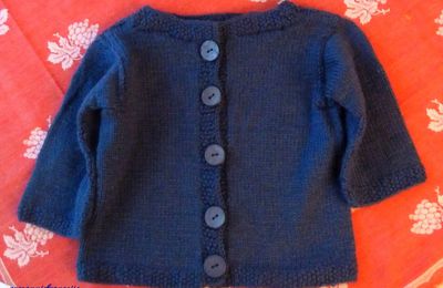 Cardigan Panthéon pour Eléonore 