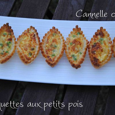 Barquettes aux petits pois