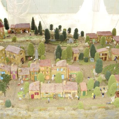 vue globale sur le village avec personnages et finition