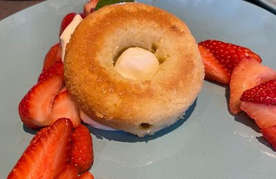 Savarin Fraises et Basilic