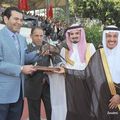 صاحب السمو الملكي الأمير مولاي رشيد يترأس حفل تسليم الجائزة الكبرى لصاحب الجلالة الملك محمد السادس لسباق الخيل