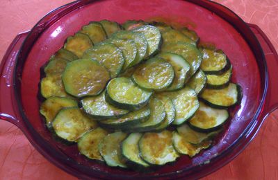 Courgettes au curry