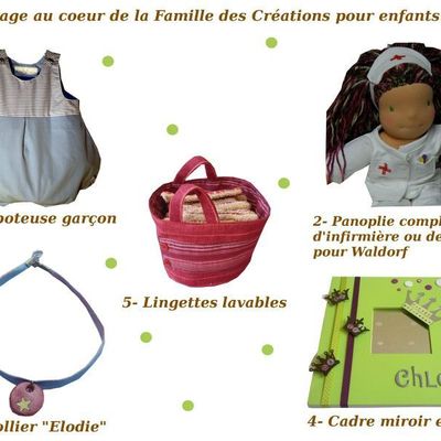 Famille des Créations pour Enfants d'A little Market