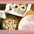 Champignons farcis boursin & jambon