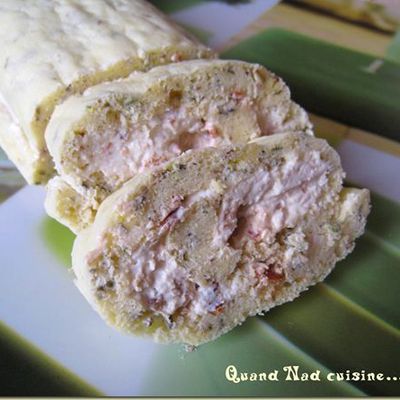 Biscuit roulé parmesan-origan à la crème de tomates séchées... et autres petits roulés